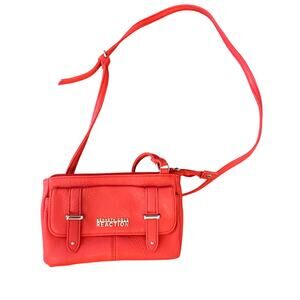 Kenneth Cole Reaction Bright Red Small Crossbody Bag Purse